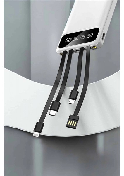 Powerbank 20.000 Mah LCD Ekran USB Lightning Type-C Uyumlu Ios ve Android indirimleri