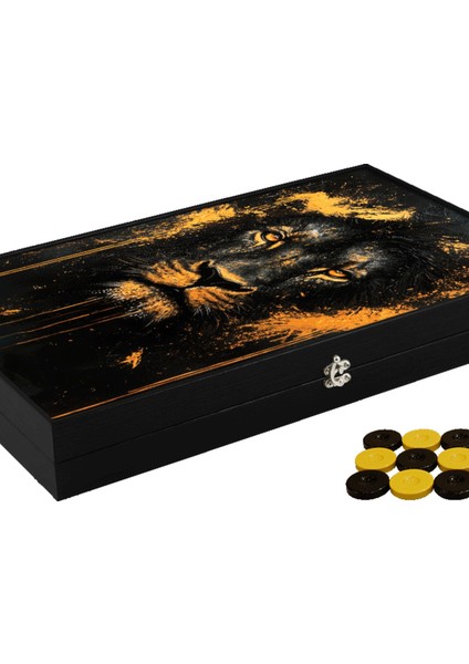 Yenigün Deri Tavla Takımı Trend Aslan Tavla Takımı modelleri