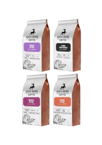 Ababa Coffee - 4'lü Kahve Tanışma Paketi 1000 Gr. (French Press) fiyatları