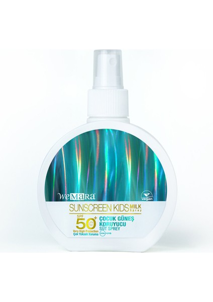 Wemara Çocuklar Için Güneş Koruyucu Süt Sprey Spf 50+ 150 ml