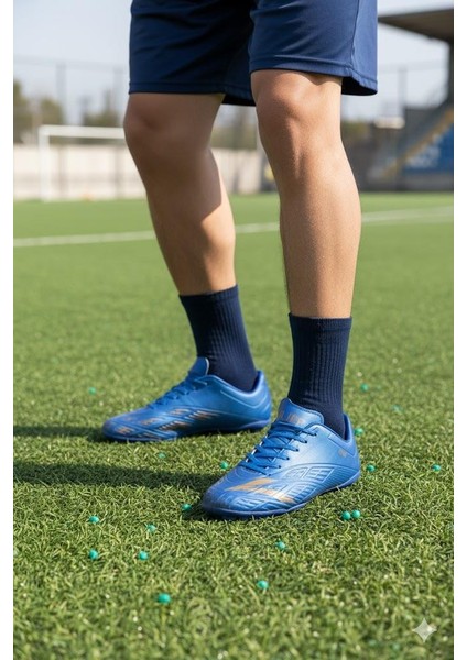 Titan Saks Mavi Orjinal Ürün Çim Saha Halı Saha Erkek Futbol Ayakkabı fiyatları