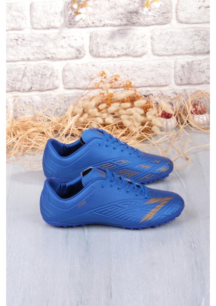 Titan Saks Mavi Orjinal Ürün Çim Saha Halı Saha Erkek Futbol Ayakkabı indirimleri