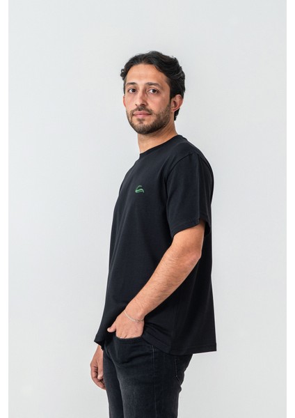 Unisex Erkek/kadın Oversize Bisiklet Yaka %100 Pamuk Basic T-Shirt fırsatları