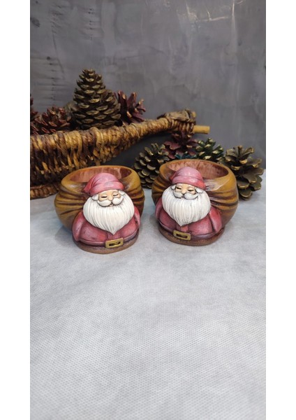 Noel Baba 2 ' Li Mumluk Seti ( Inci Tozu Mum ve Fitil Hediyeli ) indirimleri