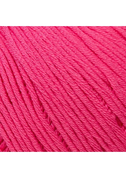 La Mia Mercerized Cotton Koyu Pembe El Örgü İpi - 35 - 33595 fiyatları