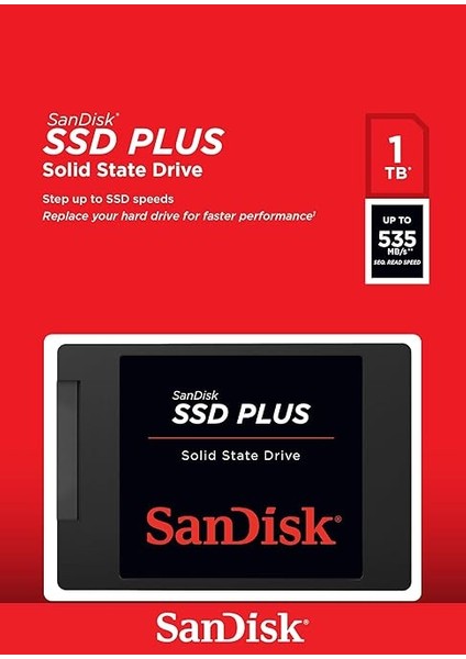 SSD Plus Dahili SSD Sabit Disk 1 Tb (Okuma Hızı 535 Mb/s, Yazma Hızı 350 Mb/sn, Darbeye Dayanıklı) indirimleri
