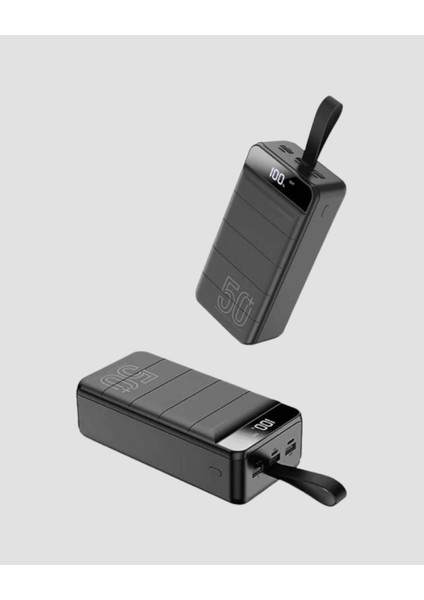 Yüksek Kapasiteli 50.000 Mah Powerbank – Type-C, Lightning ve Micro USB Uyumlu, Çoklu Cihaz Şarj Özellikli modelleri