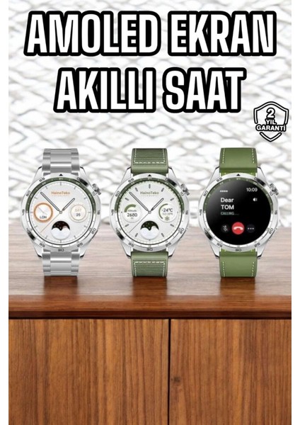 Akıllı Saat Sesli Görüşme Titreşimli Nabız Sensörlü Spor Modları