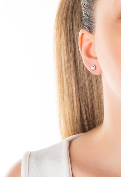 Mozanit Fısıltısı 18 Ayar Beyaz Altın Kaplama Gümüş Küpe fırsatları