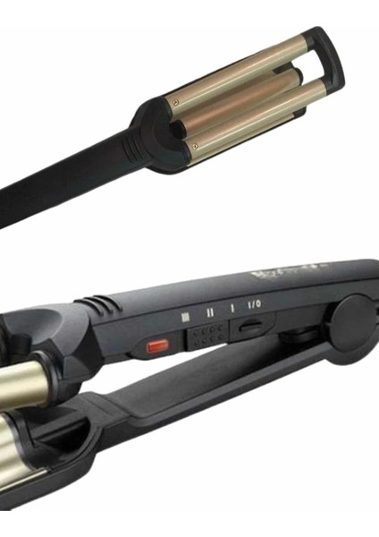 Bfs Saç Şekillendirici Wag Maşa Su Dalga Maşası Tüm Saç Tiplerine Uygun fırsatları