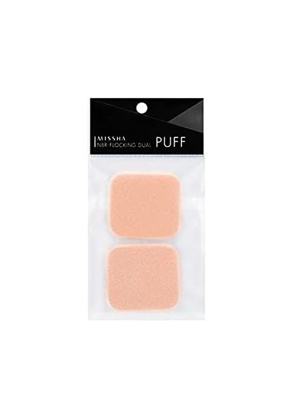 Mıssha Çift Taraflı Makyaj Süngeri Nbr Flocking Dual Puff 2 Adet