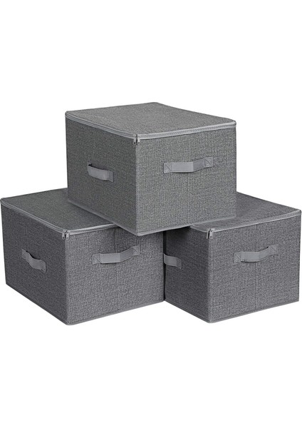 Kapaklı Saklama Kutuları, 3'lü Set RYZB03G
