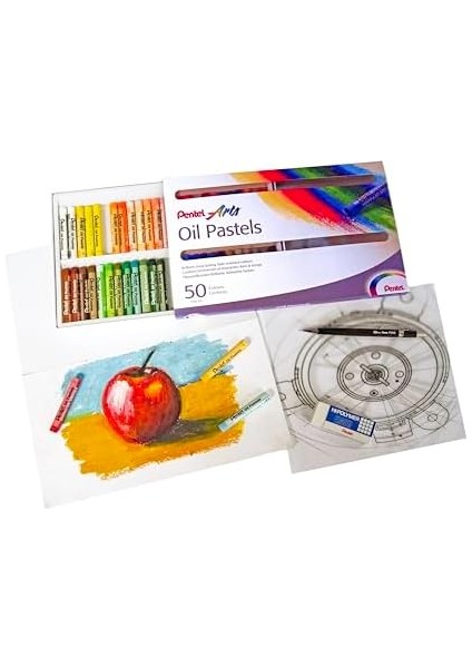 PHN-50U Yağlı Pastel Seti 50'li, Çok Renkli fiyatları