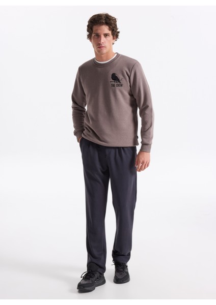 Gmg Fırenze Lastikli Bel Normal Paça Jogger Siyah Erkek Pantolon GU25MFW01046