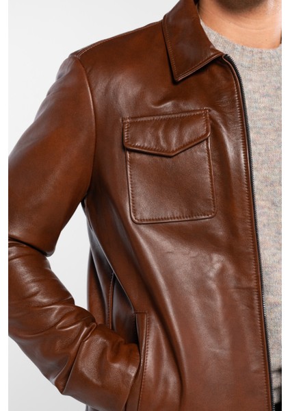 Erkek Hakiki Deri Fındık Deri Mont 415 K-2470 Erk Dr Mont Y/25 Fındık Dr indirimleri