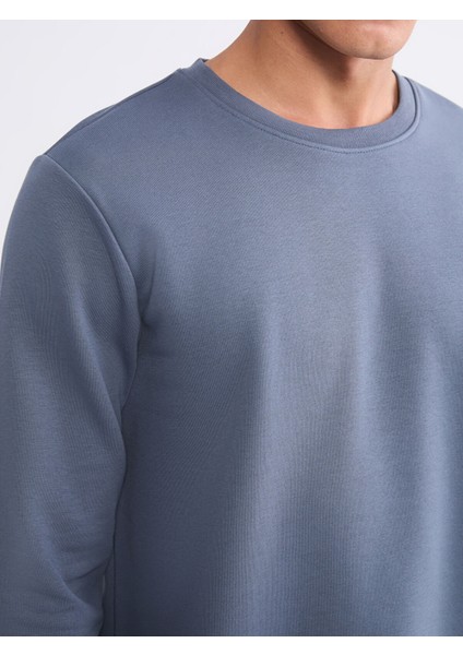 Yeni Sezon Bisiklet Yaka Erkek Sweatshirt modelleri