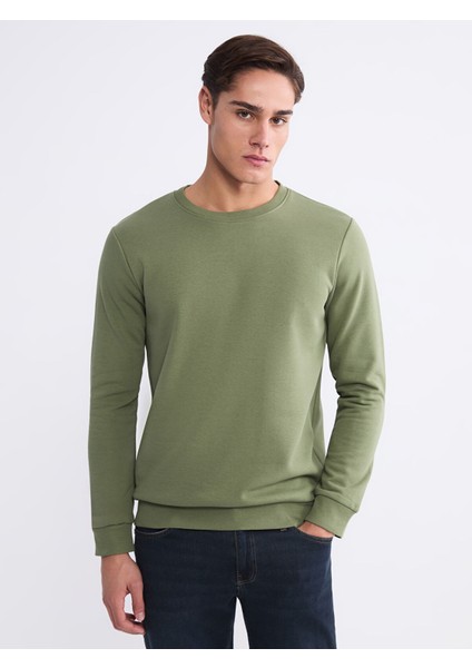 Yeni Sezon Bisiklet Yaka Erkek Sweatshirt