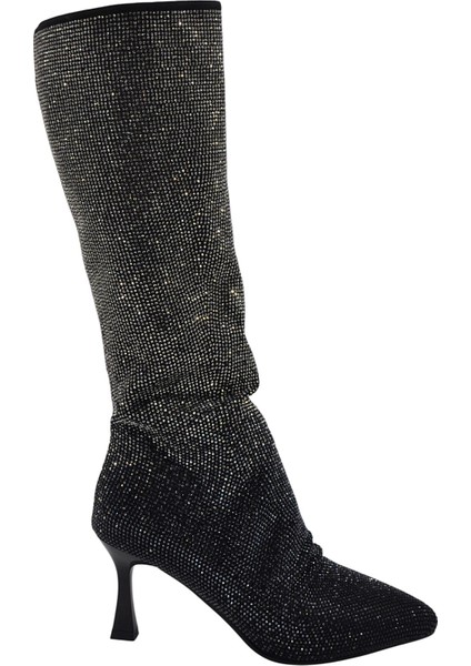 25K134 Kadın Taşlı Klasik Çizme modelleri