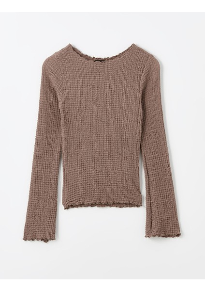 Yeni Sezon Bisiklet Yaka Dokulu Kadın Body indirimleri