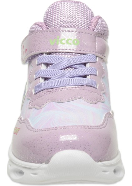 946.B25K430 Poni Bebe Işıklı Phylon Lila Çocuk Bot modelleri