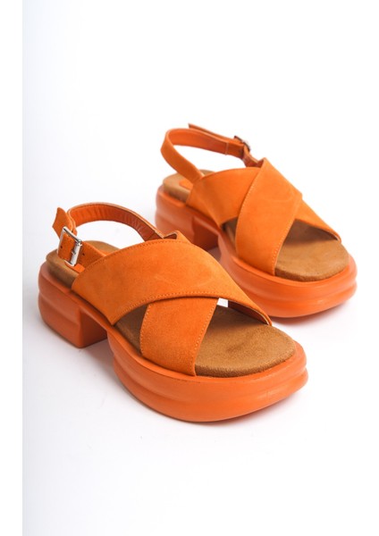 Latte Kadın Deri Sandalet