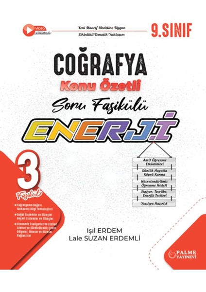 Palme 9 Enerji Coğrafya Konu Özetli Soru Fasükülleri 3 Fasükül