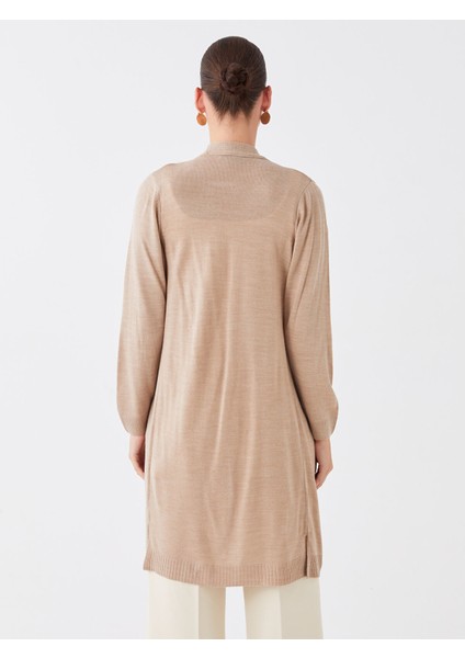 Yeni Sezon Şal Yaka Düz Uzun Kollu Kadın Triko Hırka indirimleri