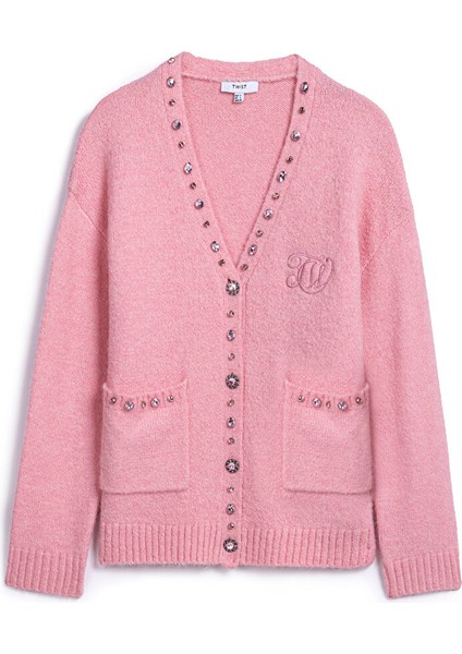 Karma Aksesuarlı Triko Hırka TW6250050276033 indirimleri