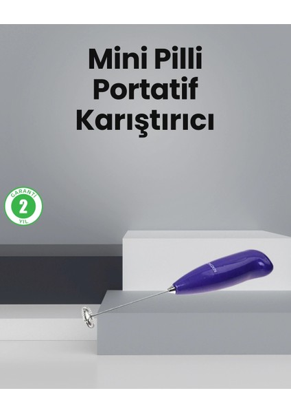 Mutfak Için Mini El Mikseri – Kahve, Süt, Krema ve Sos Karıştırıcı