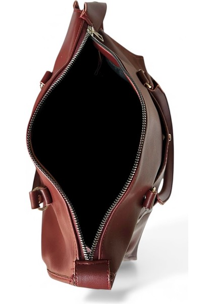 Fermuar ve Kemer Detaylı Omuz Çantası Stella modelleri