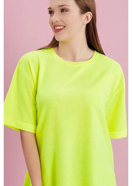 Yırtmaçlı Duble Kol Geniş Bisiklet Yaka Oversize Sweatshirt indirimleri