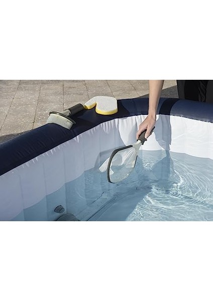 – Temizlik Seti Lay–z Spa – 3 Adet – Ağ – Temizleme Fırçası – Ovma Eldiveni modelleri