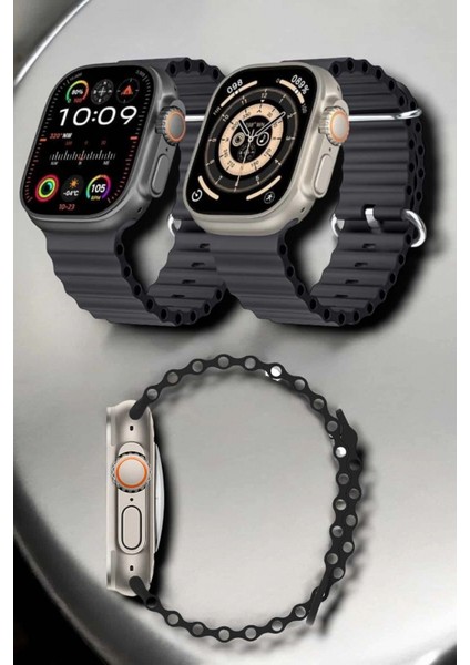 Yeni Nesil Ultra Akıllı Saat Titreşimli, Uyku & Sağlık Takibi, Çift Kordon fiyatları