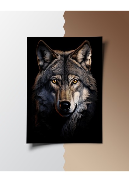 Rosa Art Çerçevesiz Poster | Dijital Sanat Kurt Posteri, Parlak Doku ve Yüksek Çözünürlüklü, Dijital Baskı, Kurt Posteri fiyatları