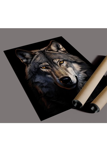 Rosa Art Çerçevesiz Poster | Dijital Sanat Kurt Posteri, Parlak Doku ve Yüksek Çözünürlüklü, Dijital Baskı, Kurt Posteri fırsatları