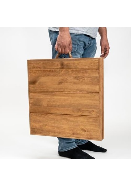 Katlanır Kamp, Piknik ve Bahçe Masası 55X110 cm - Ceviz Renk fiyatları