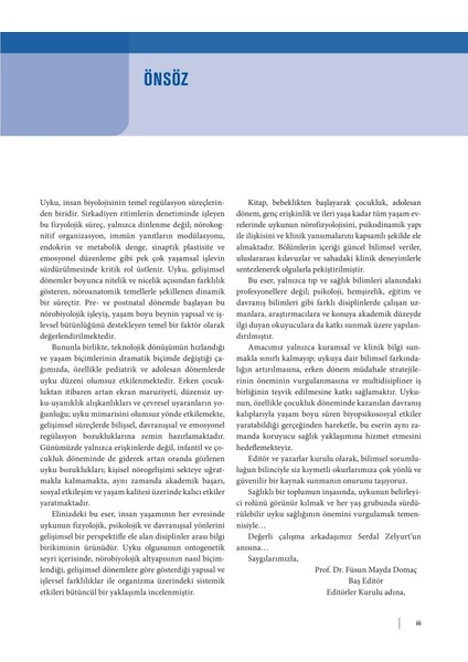 Bebeklikten Yetişkinliğe Uyku fırsatları