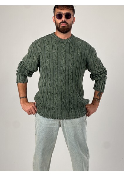 Haki Triko Erkek Sweatshirt COC1034 fiyatları