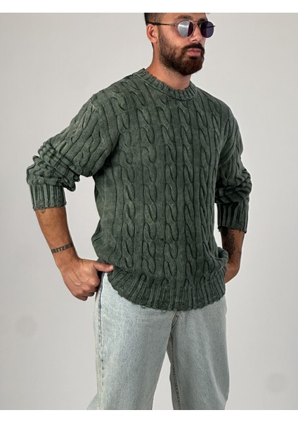 Haki Triko Erkek Sweatshirt COC1034 modelleri