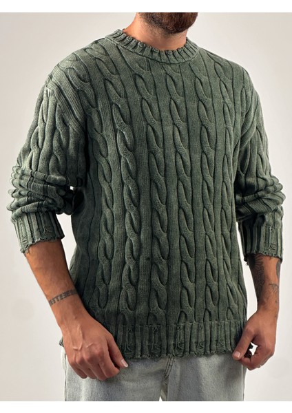 Haki Triko Erkek Sweatshirt COC1034 fırsatları