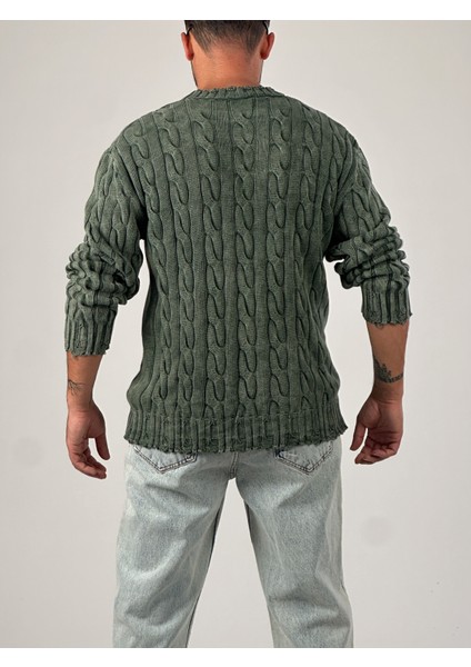 Haki Triko Erkek Sweatshirt COC1034 indirimleri