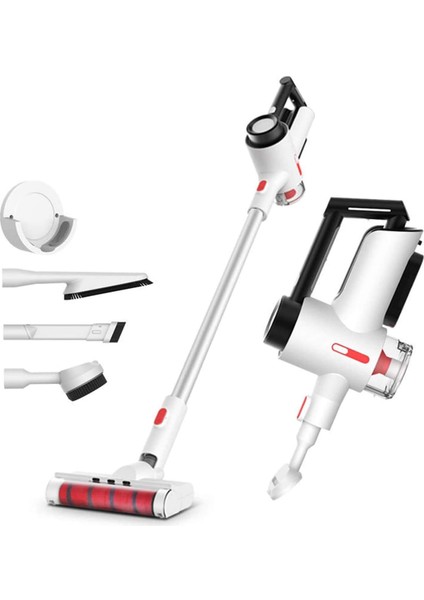 6955578035449 VC40 21.6VOLT Handheld LED Işıklı Kablosuz Şarjlı Dikey Vakum Süpürge, Çok Renkli