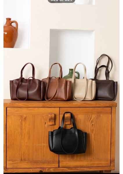 Kadın Taba Renk Omuz ve Kol Çantası modelleri