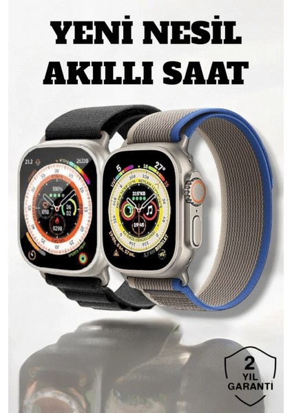 49MM Ekranlı, Kan Basıncı ve Adımsayar Özellikli Bluetooth Akıllı Saat