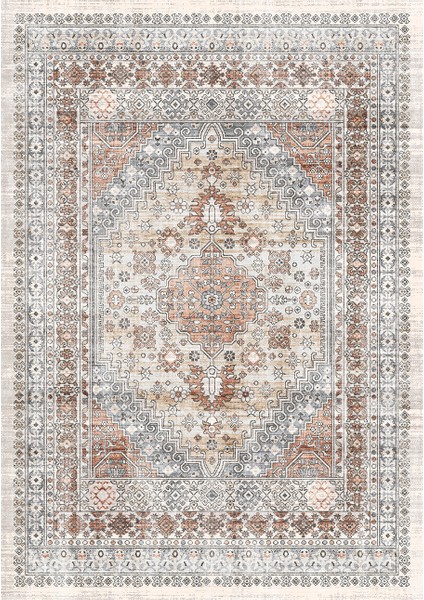 Vintage Koleksiyonu Eskitme Otantik Desenli Makinede Yıkanabilir Halı fiyatları