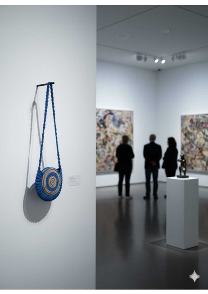 Nazar Desen Kağıt Ip Tığ Işi El Örgüsü Çanta indirimleri