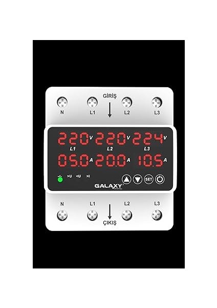 Energy D380 Profesyonel Trifaze Kontrol Cihazı Yüksek-Alçak Voltaj Akım Koruyucu (Konut Işyeri Fabrikalar) fırsatları