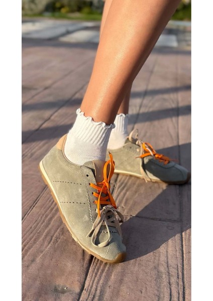 Luxe Hakiki Deri Kadın Spor Ayakkabı indirimleri