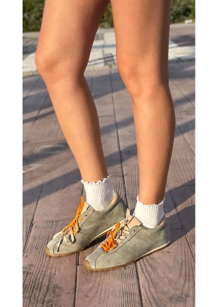 Luxe Hakiki Deri Kadın Spor Ayakkabı