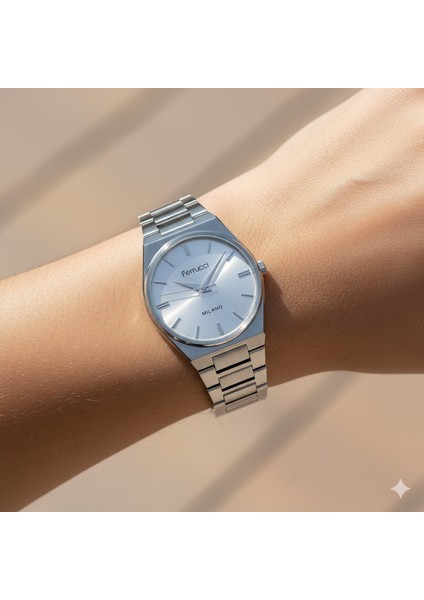 Kadın Kol Saati Gümüş Renk, Metalik Kadran - Şık Metal Kordon, 2 Yıl Garantili modelleri